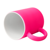 Rubber coated neon mug for engraving